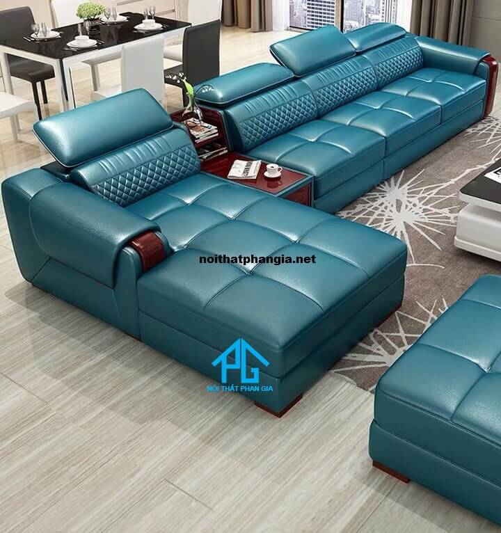 sofa da hiện đại e15