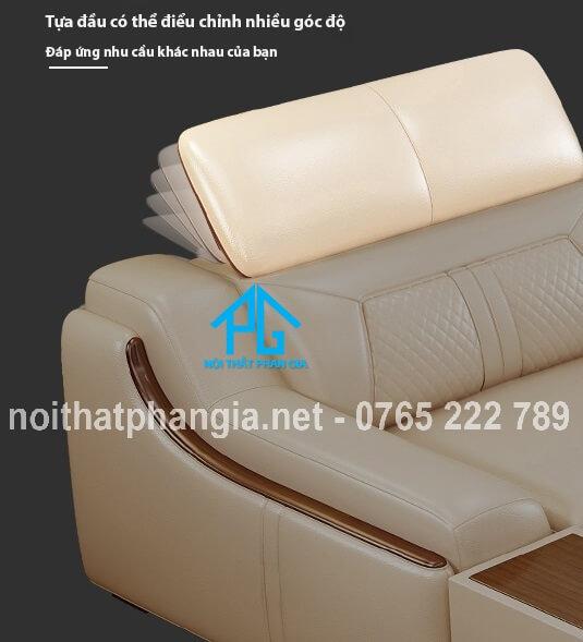 mẫu ghế sofa da đẹp e16b