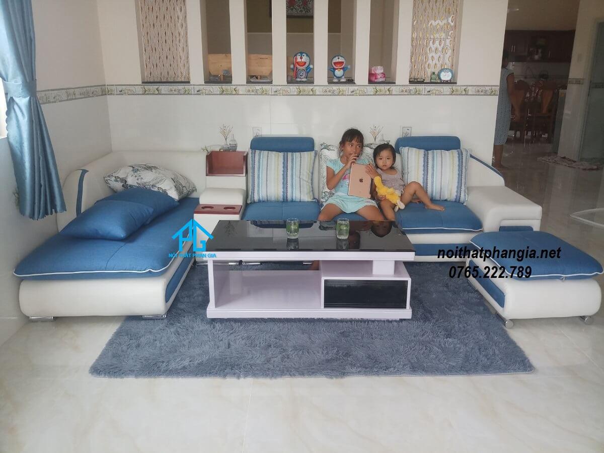 sofa băng vải bố;