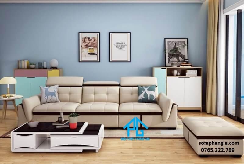 sofa giường chất vải;