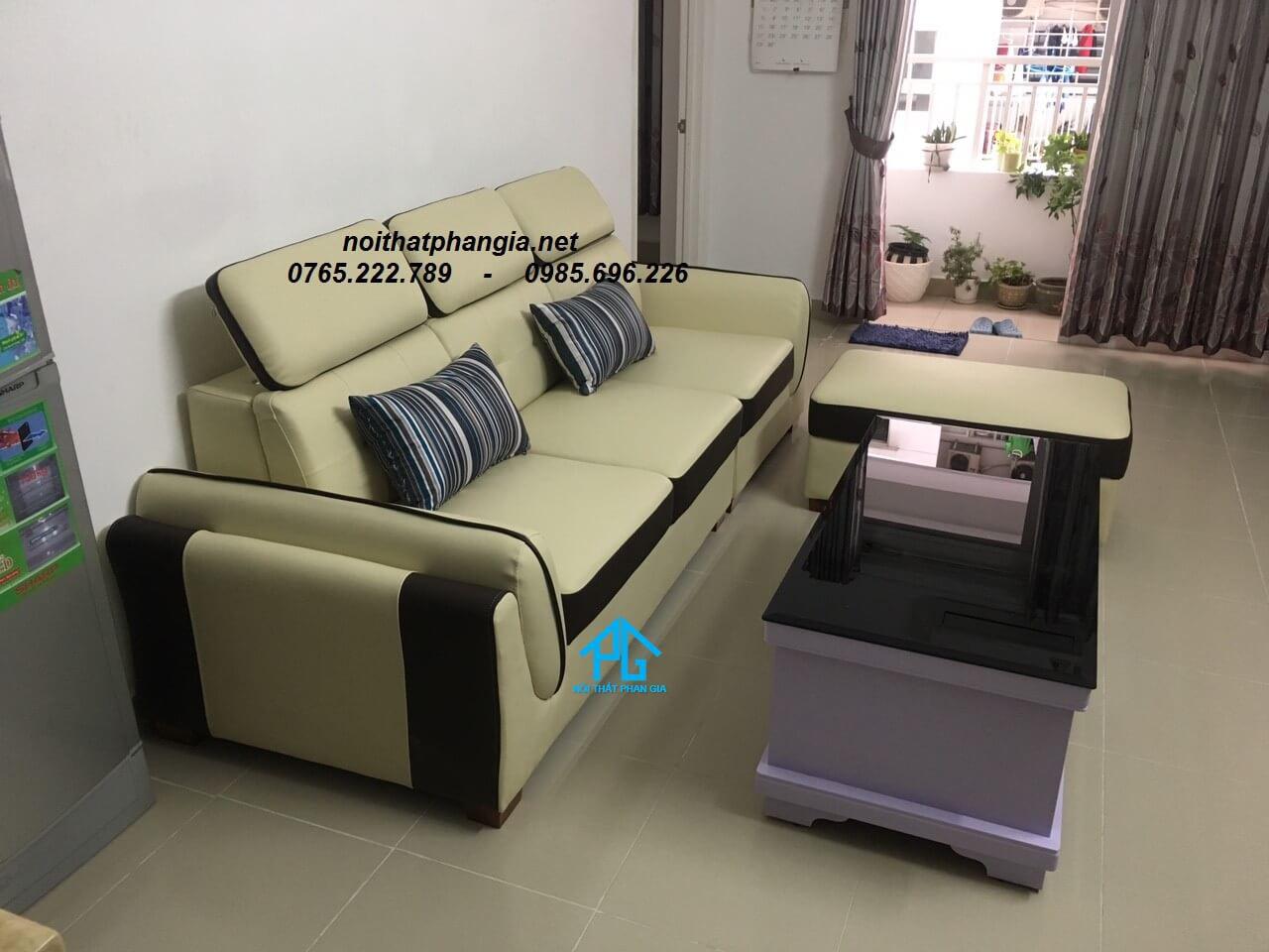 sofa giường phong cách vintage;