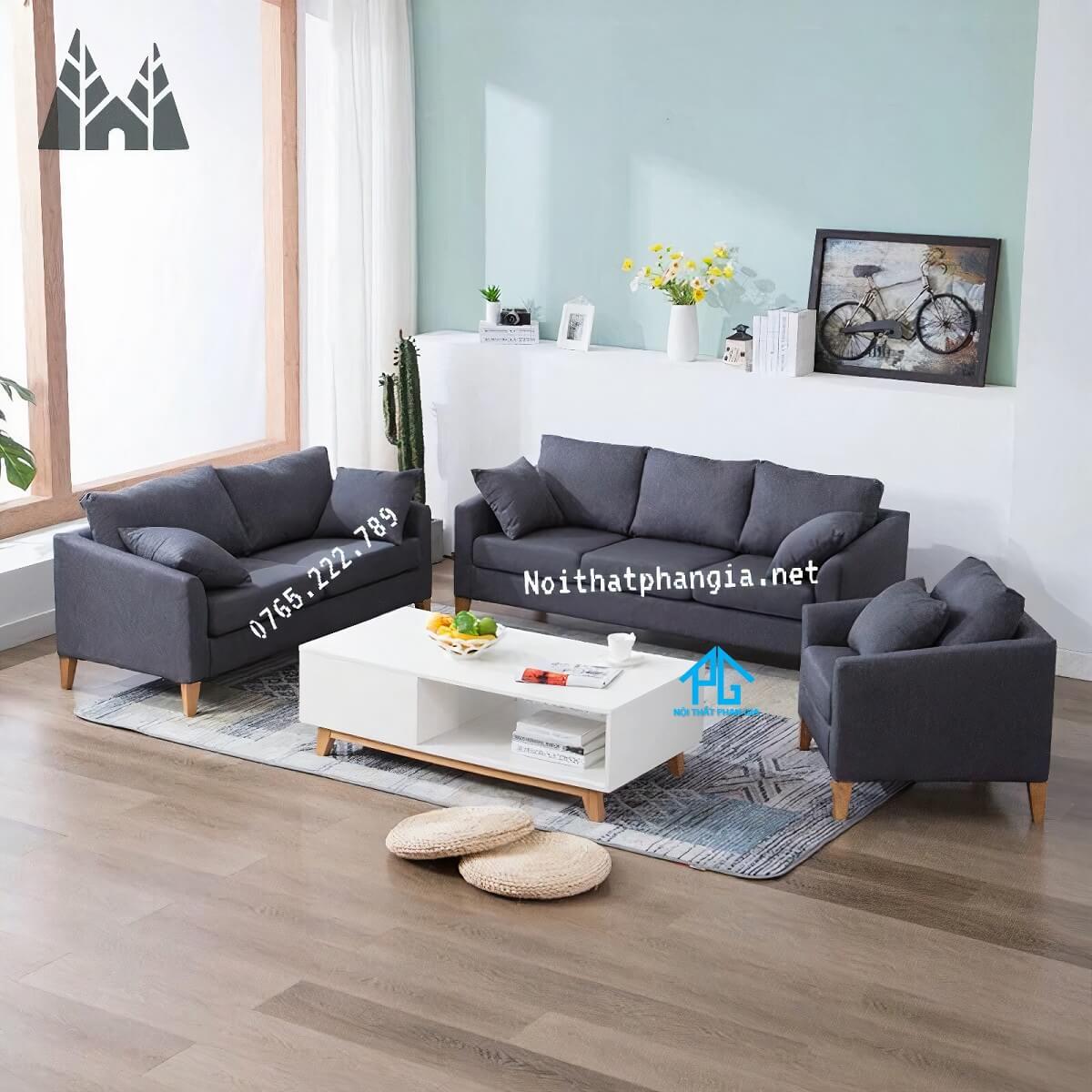 sofa vải nỉ giá rẻ hcm