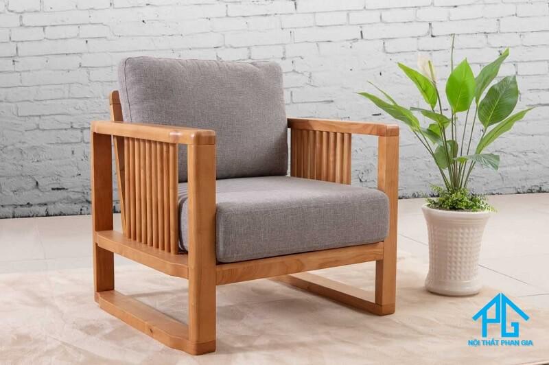 ghế sofa đơn bằng gỗ