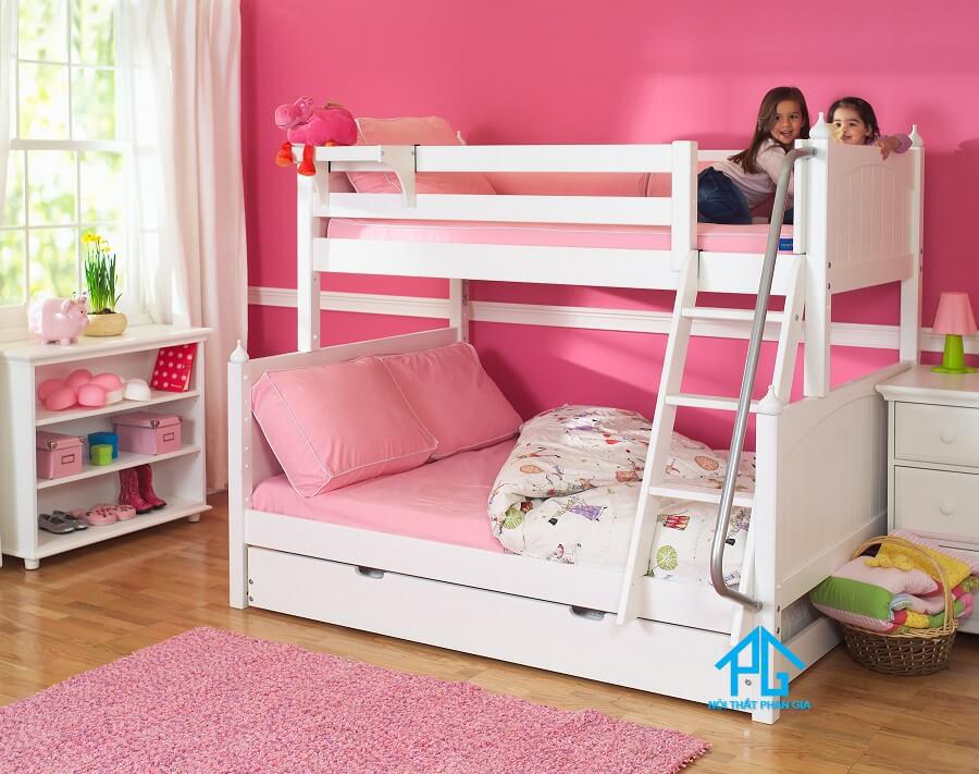 giường tầng cho bé gái