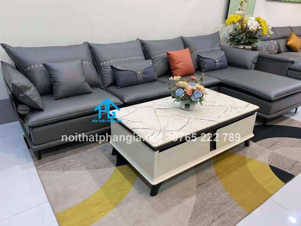 sofa da nhập khẩu đài loan cao cấp;