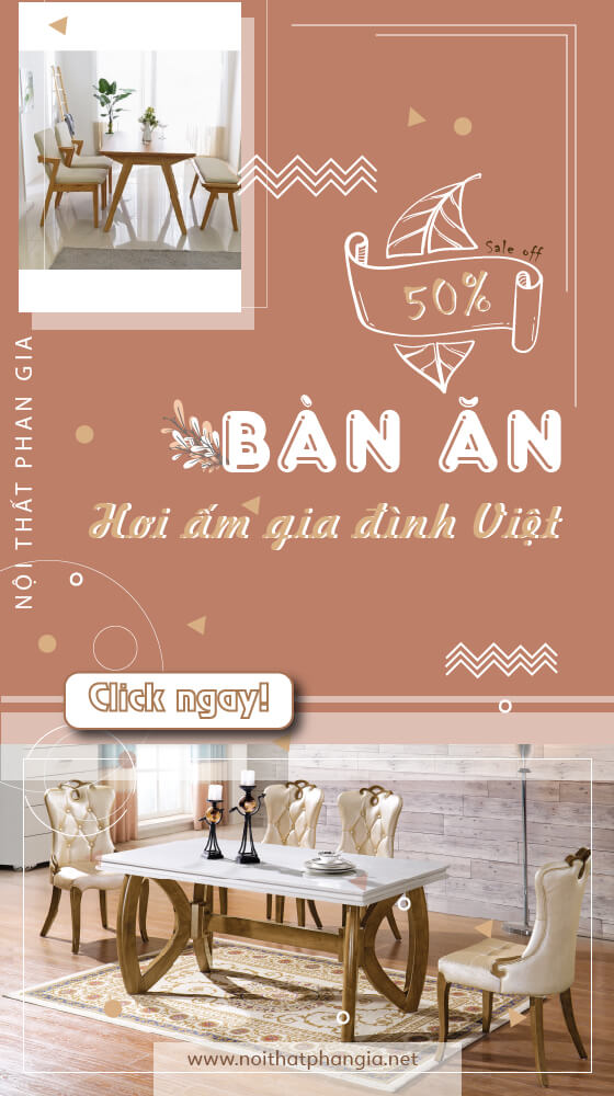 banner dọc bàn ăn nhập khẩu