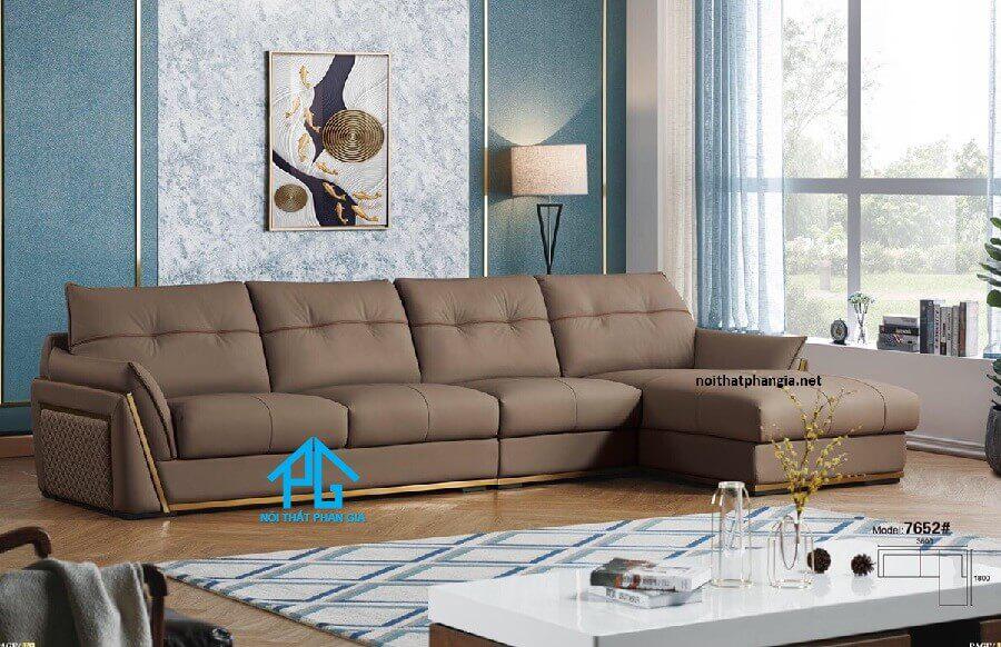 sofa góc L cao cấp