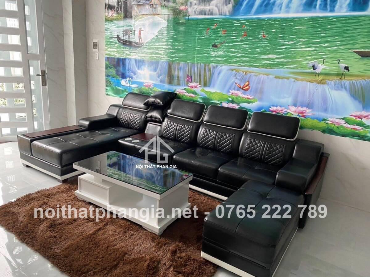 sofa màu đen mệnh mộc;