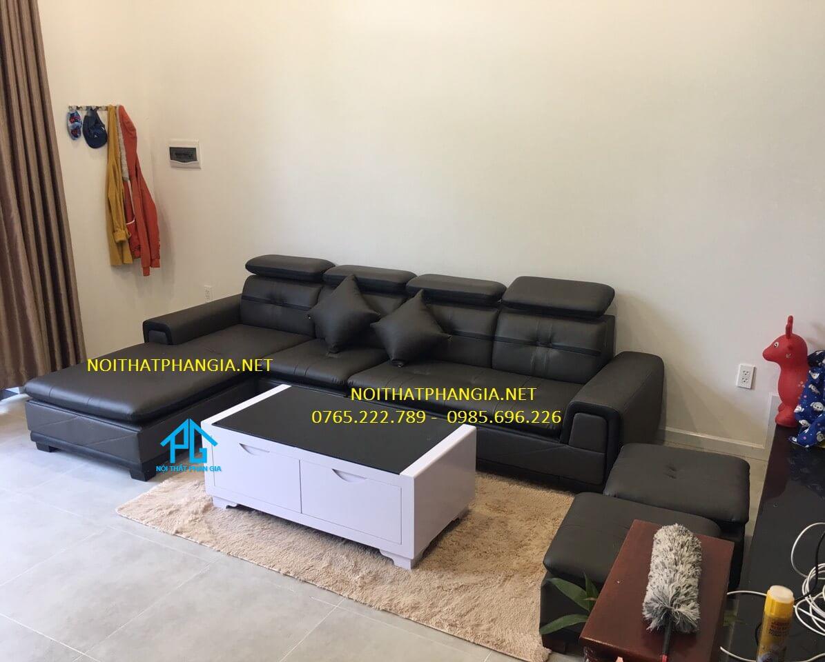 vị trí sofa trong nhà ống