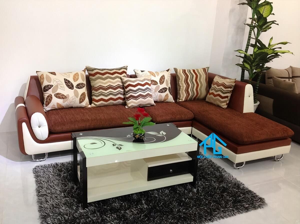 mua sofa góc L vải hiện đại tphcm