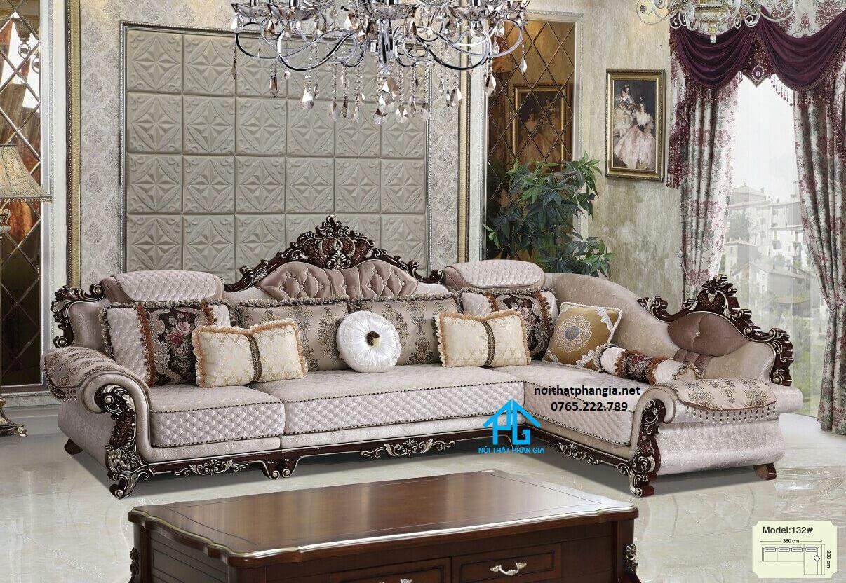 sofa góc L nhập khẩu malaysia