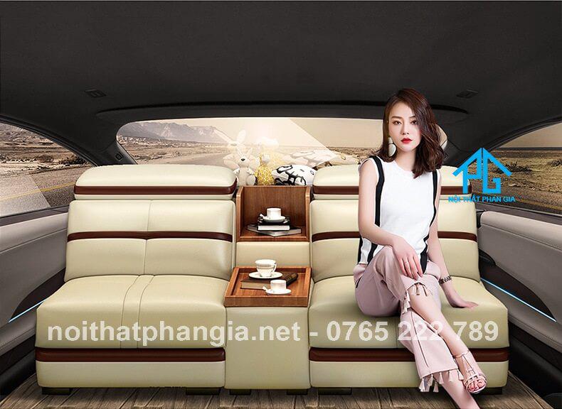 nội thất sofa da E226